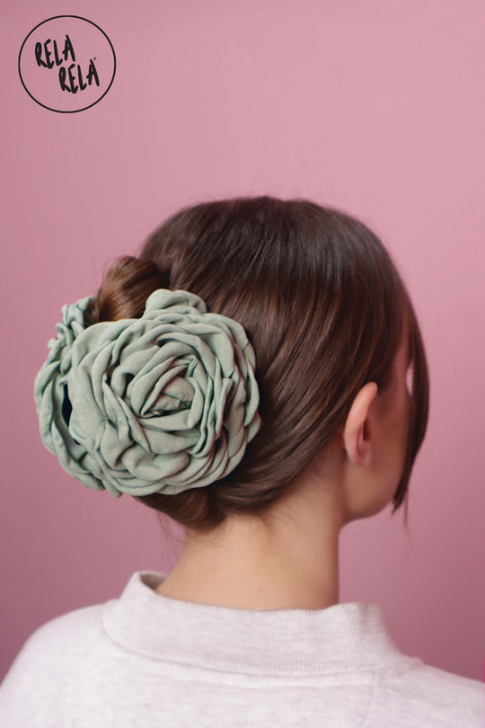 3D Sage Rose 12CM Hair Claws