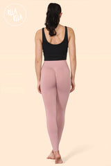 Scrunch Bum High Waisted Leggings in Dust Pink