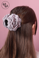 3D Grey Rose 9CM Hair Claws