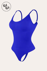 Royal blue seamless shapewear bodysuit