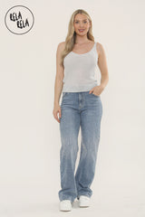 Summer Sleeveless Shimmery V Neck Cami Vest Tank Top in Silver