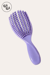 Purple Pain-Free Detangler Hair Brush with Flexible Teeth for Wet & Dry Hair