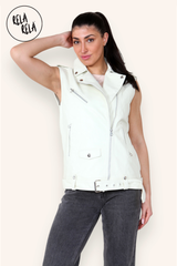 Longline-Sleeveless-Lapel-Faux-Leather-Biker-Jacket-Outwear-Coat-cream-detail