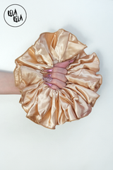 XL Giant Satin Scrunchie in Nude