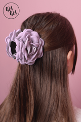 3D Lilac Rose 9CM Hair Claws