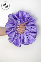 XL Giant Satin Scrunchie in Purple