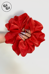 XL Giant Organza Scrunchie in Red