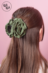 3D Sage Rose 9CM Hair Claws
